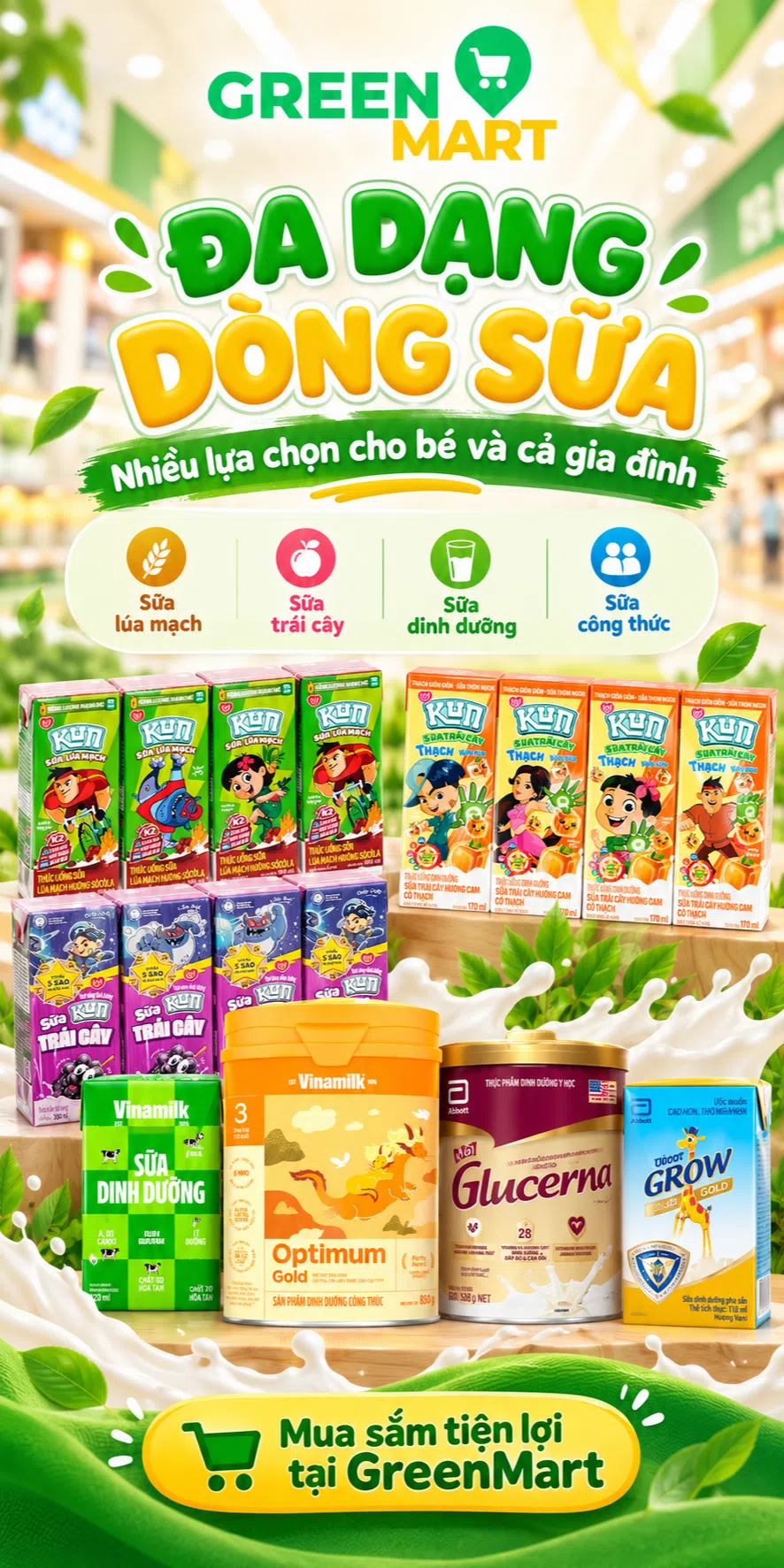 Sữa và các sản phẩm từ Sữa