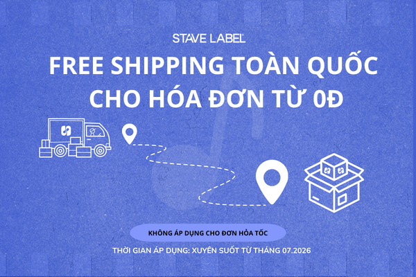 FREE SHIPPING - STAVE LABEL
